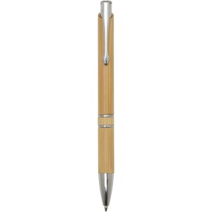 Wicker bamboo ballpoint pen (black ink), Natural (Wooden, bamboo, carton pen)
