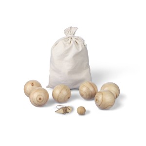 Wooden ball game set Quillian, brown (Games)