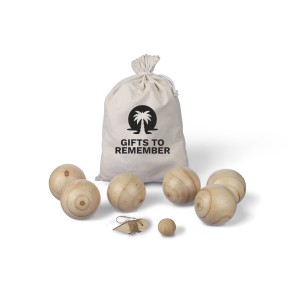 Wooden ball game set Quillian, brown (Games)