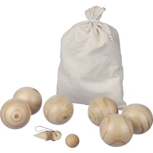 Wooden ball game set Quillian, brown (Games)