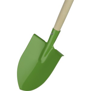 Wooden garden shovel Marigold, light green (Gardening)