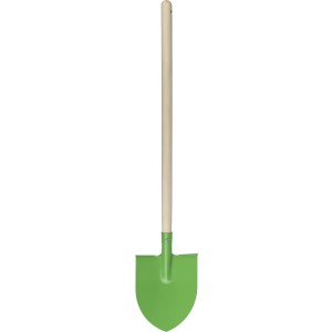 Wooden garden shovel Marigold, light green (Gardening)