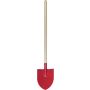 Wooden garden shovel Marigold, red