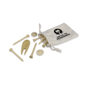 Wooden golf tees Nyssa, brown (Sports equipment)