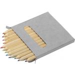 Wooden pencil set Devin, grey (2468-03CD)